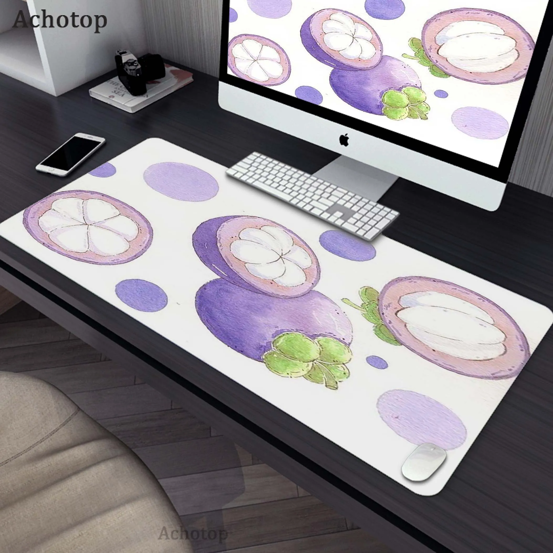 

Gamer Mouse Pad Mousepads Locking Edge Mouse Mat Gaming Mousepad Keyboard Pads Cute Fruit Pattern Gamer Desk Mat 900x400mm