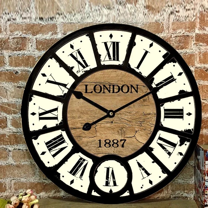 

Round Nordic Wall Clocks Restaurant Fashion Design Minimalist Wall Watch Interior Luxury Digital Horloge Murale Room Decorations