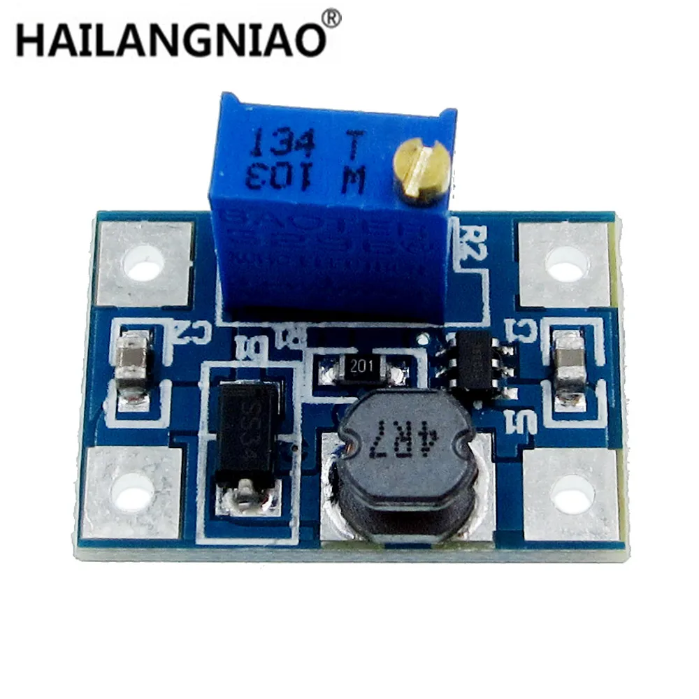 100 قطعة الالكترونيات الذكية DC-DC SX1308 خطوة المتابعة قابل للتعديل وحدة الطاقة تصعيد دفعة محول 2-24 فولت إلى 2-28 فولت 2A
