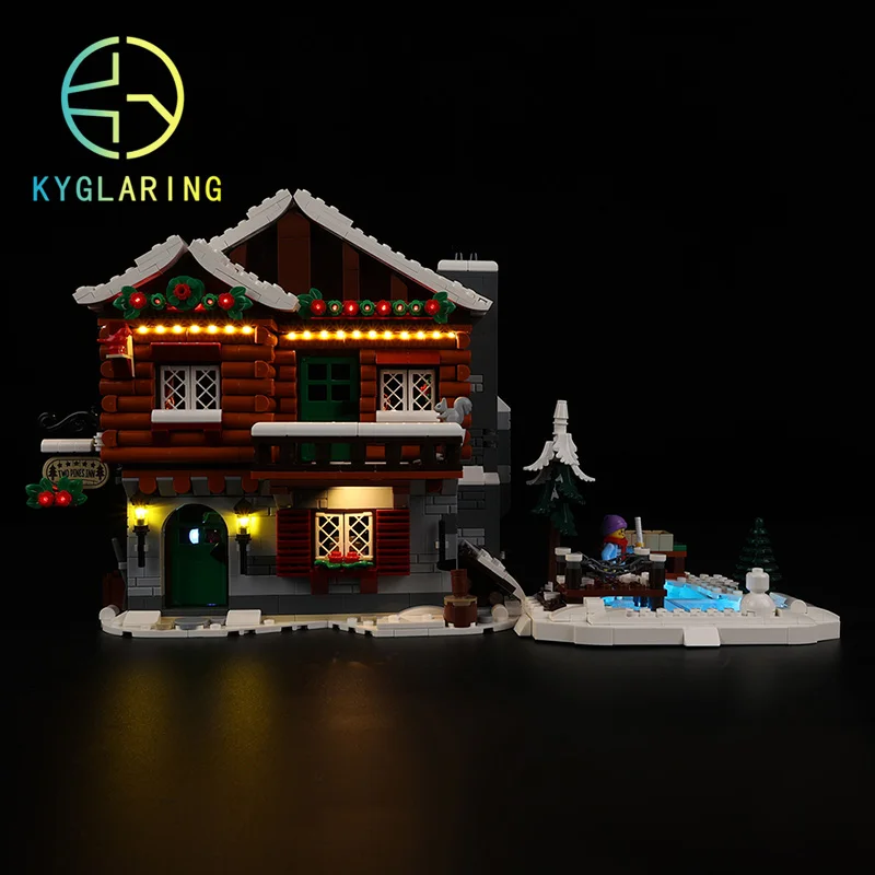 Kyglaring Led light kit for 10325 Winter Alpine Lodge Blocks Model (not include blocks set)