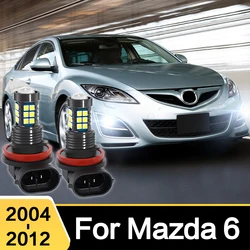 LED Car Light Front Bulb Fog Lamp For Mazda 6 2004 2005 2006 2007 2008 2009 2010 2011 2012 Accessories