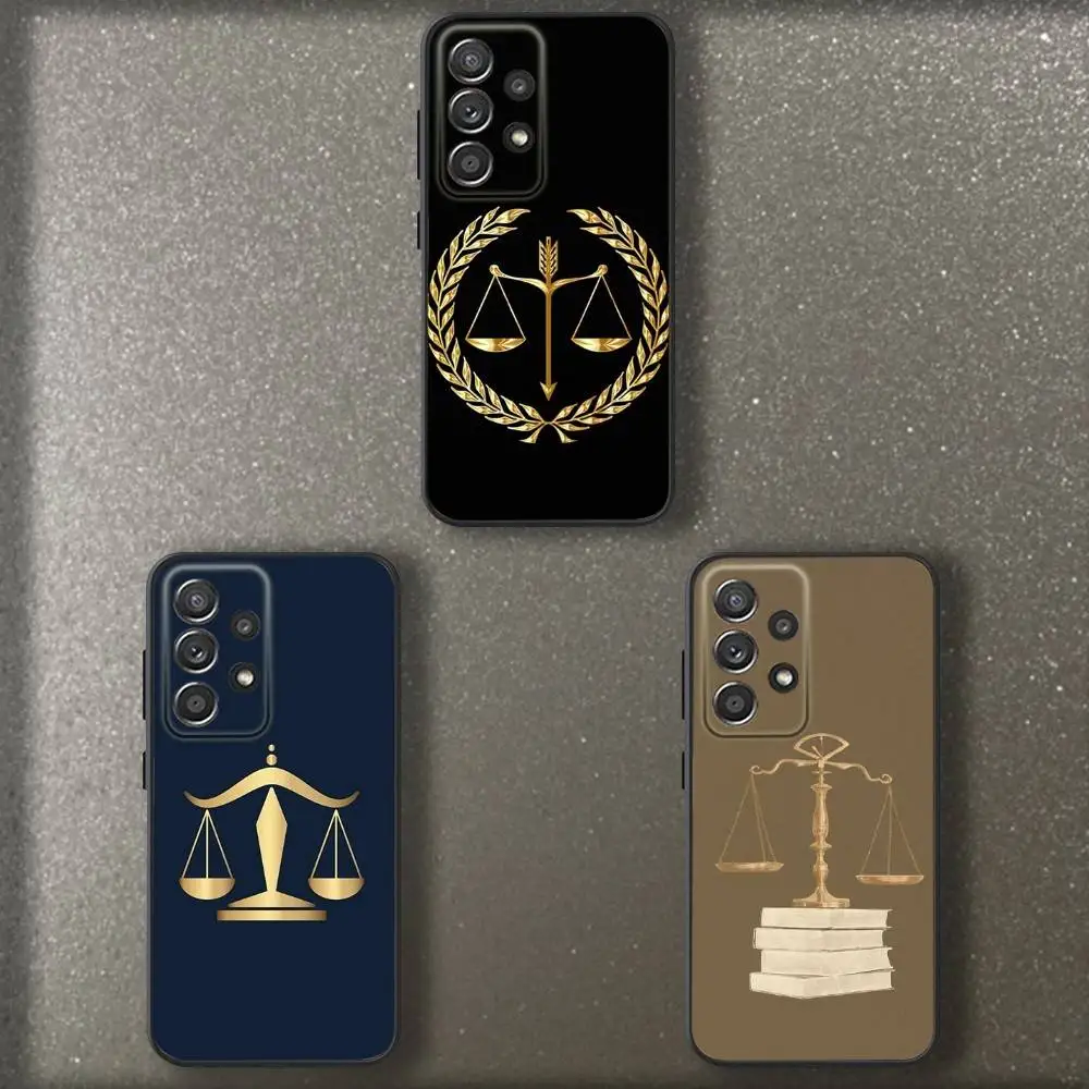 

Law Lawyers Phone Case For Samsung S 25,24,23,22,30,21,10,9,Ultra,Plus,Lite,FE,4,5 G Soft Black Case