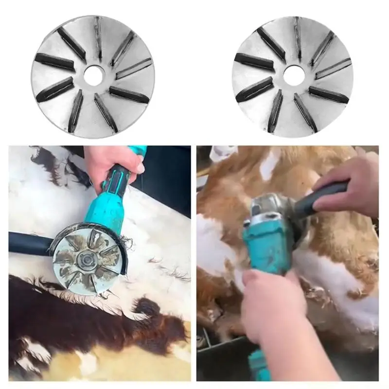 A2BE Heavy Duty Stainless Steel Livestock Hair Removal Scrapers Disc For Cattle Sheep