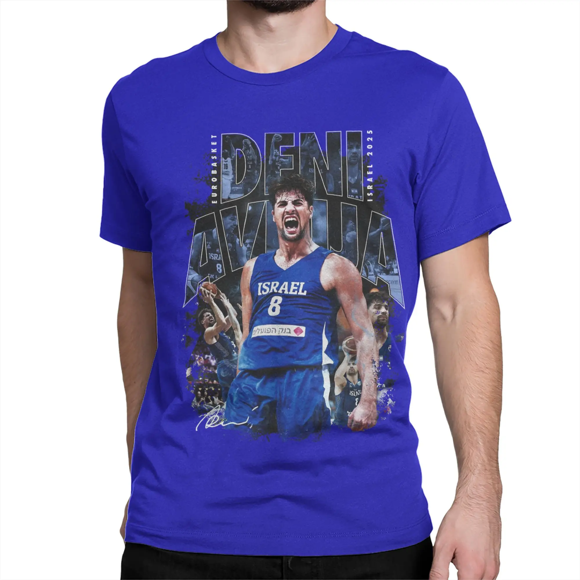 Men Women T-Shirts Deni Avdija Basketball Player Funny Pure Cotton Tee Shirt Short Sleeve  T Shirt Crew Neck Clothes Plus Size