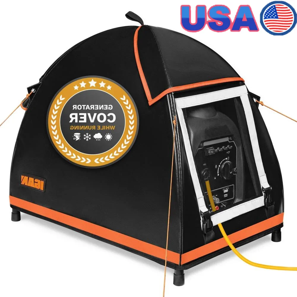 Small Inverter Generator Tent Cover Waterproof Portable Outdoor Use Compatible Honda 1000 to 2300 Watts Wind Rain Protection