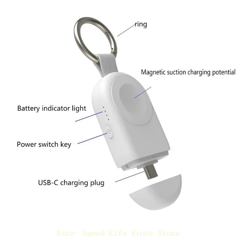 

02DA Universal Portable Wireless Watch PD быстро зарядка для брелок -зарядного устройства Handy Carder Dock