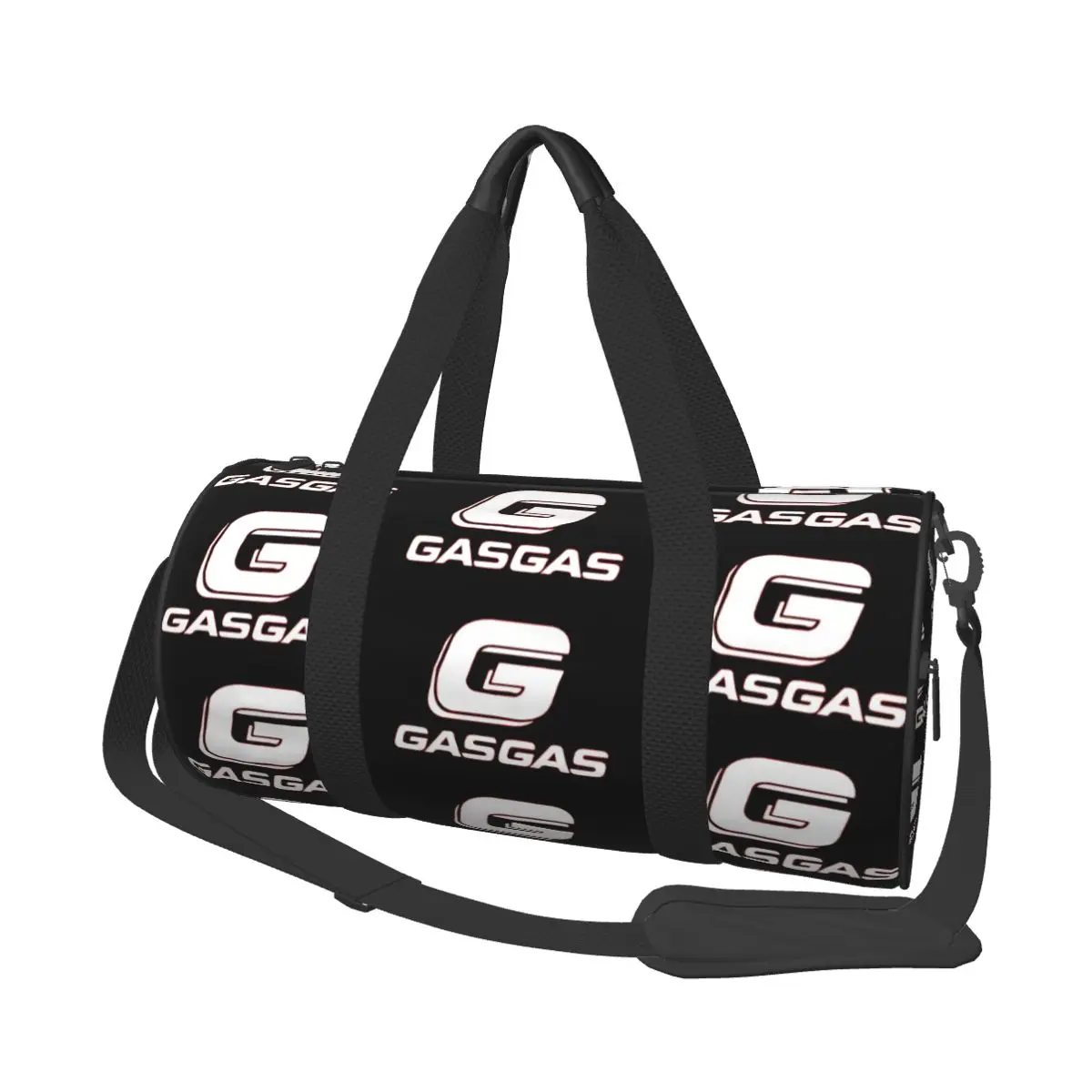 

Gasgas Plaid Logo Large Duffle Gym Bag Waterproof Duffle Travel Bags Handbags Fitness bag