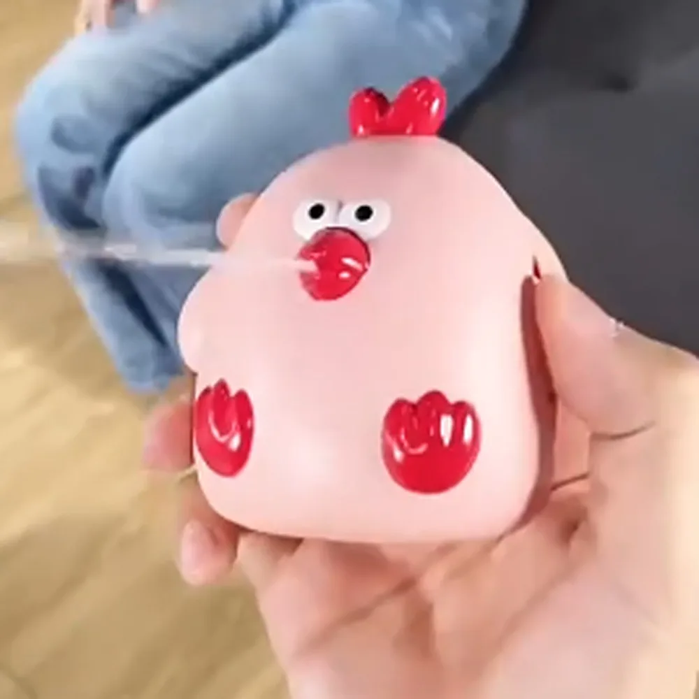 Ducha, pollo amarillo, chorro de agua, agua pulverizada, Anime, juguetes de baño para bebé, dibujos animados, divertidos juguetes acuáticos para nadar, regalos