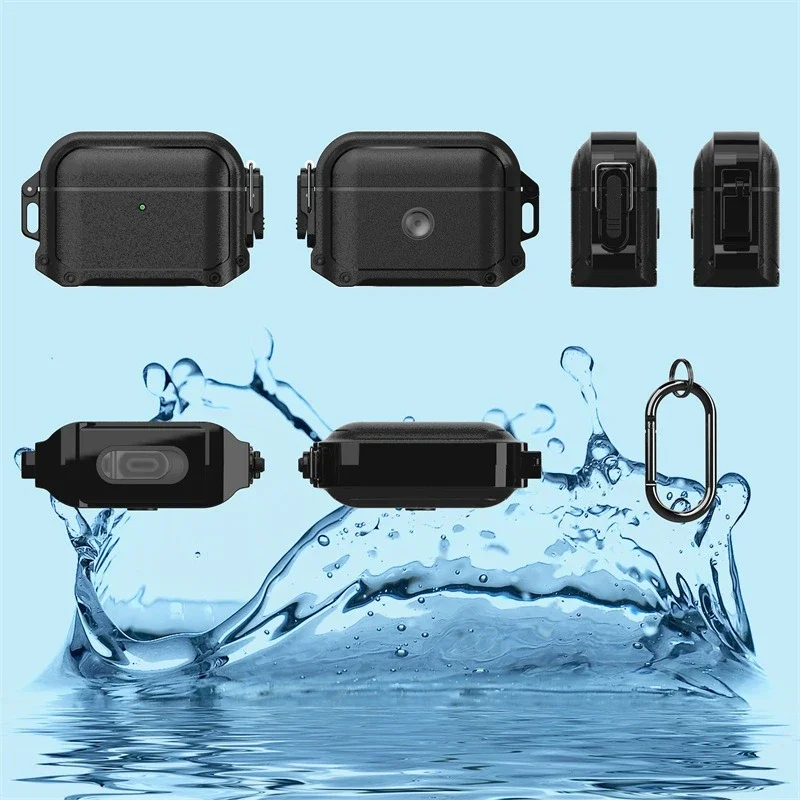 

Anti-Scratch Waterproof Case For AirPods 1/2/3/4, Pro & Pro 2 – Bluetooth Switch Protective Cover For Apple Earbuds