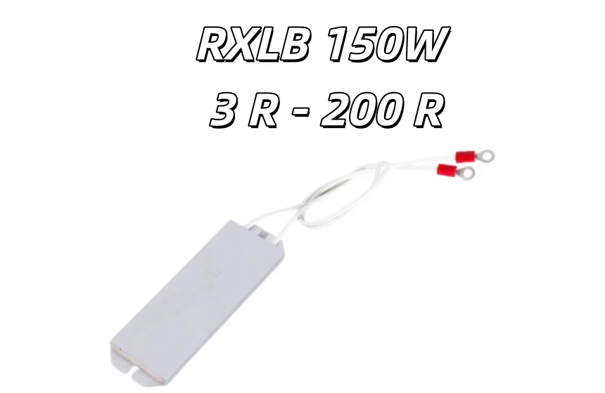 1pcs RXLB 150W 3R - 200 R Ultra-thin Aluminum Housed Resistor, Regenerative Buffer Resistor for Inverter and Servo Motor