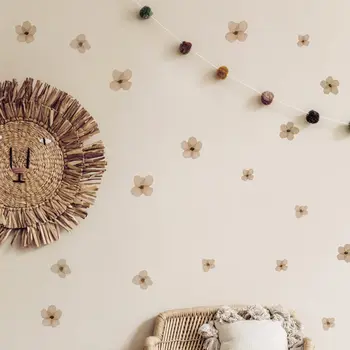 花卉牆貼 波西米亞北歐復古牆貼 乙烯基牆貼 DIY家居花卉牆紙 兒童房家居裝飾 6 最佳銷售 北歐牆貼 - №5