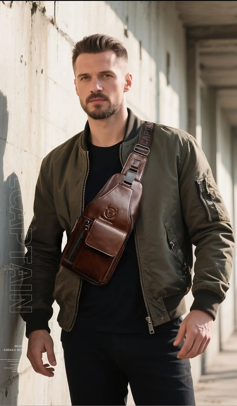 

Мужская сумка через плечо из натуральной кожи в стиле ретро, сумка через плечо из воловьей кожи с верхним слоем, 8-дюймовое хранилище для Ipad