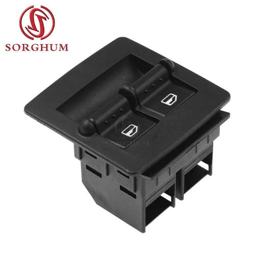 Imagen 2 del producto SORGHUM Para Volkswagen1C 0959527 1C 0959855 Botón de interruptor de ventanilla eléctrica izquierdo y derecho para VW Beetle 1998 1999 2000 2001 2010 1C 0959851