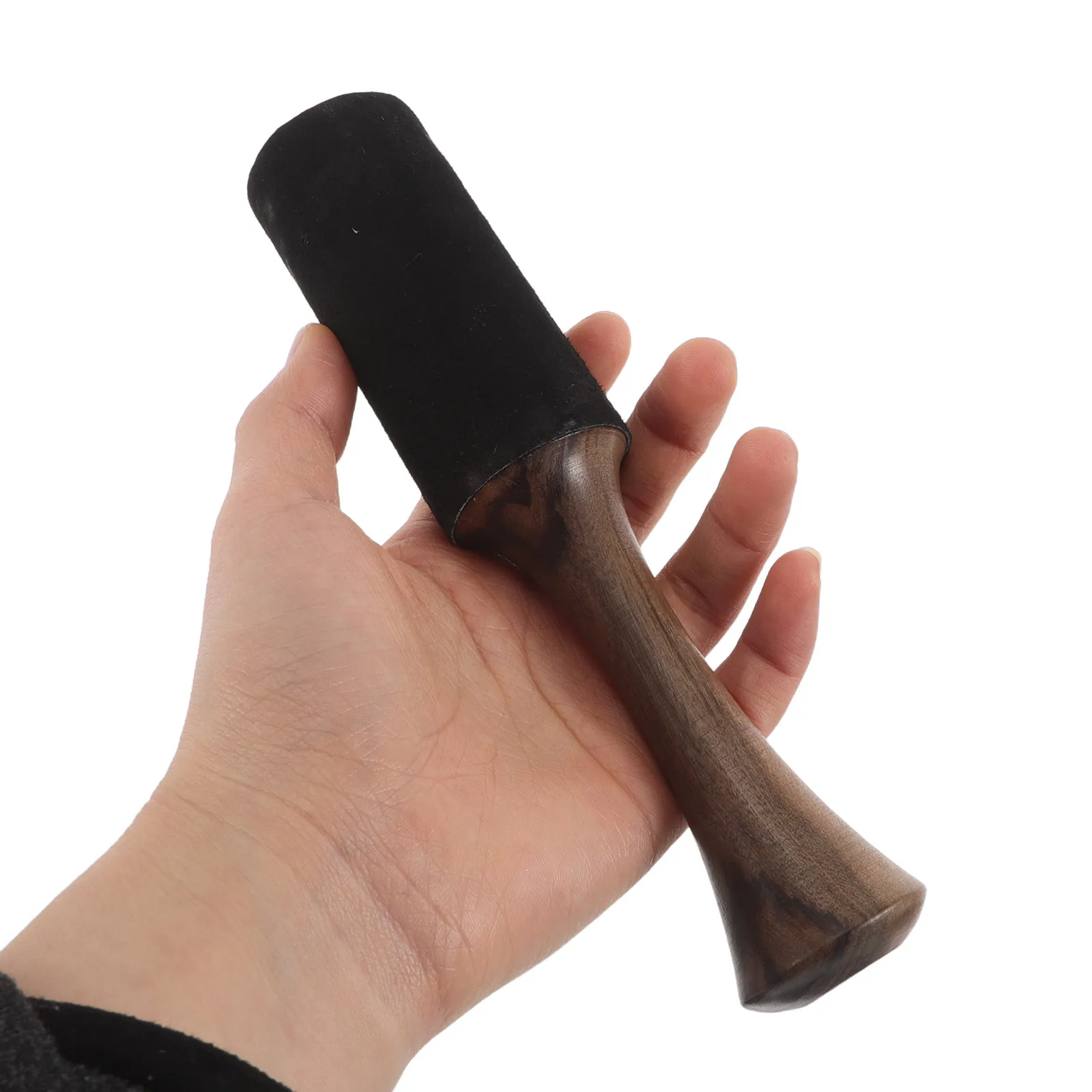 

Premium Wooden Mallet for Singing Bowl Handmade in Nepal 6.9x1.4x1.4 Inch Soft Strike Percussion Hammer for Spiritual Practice