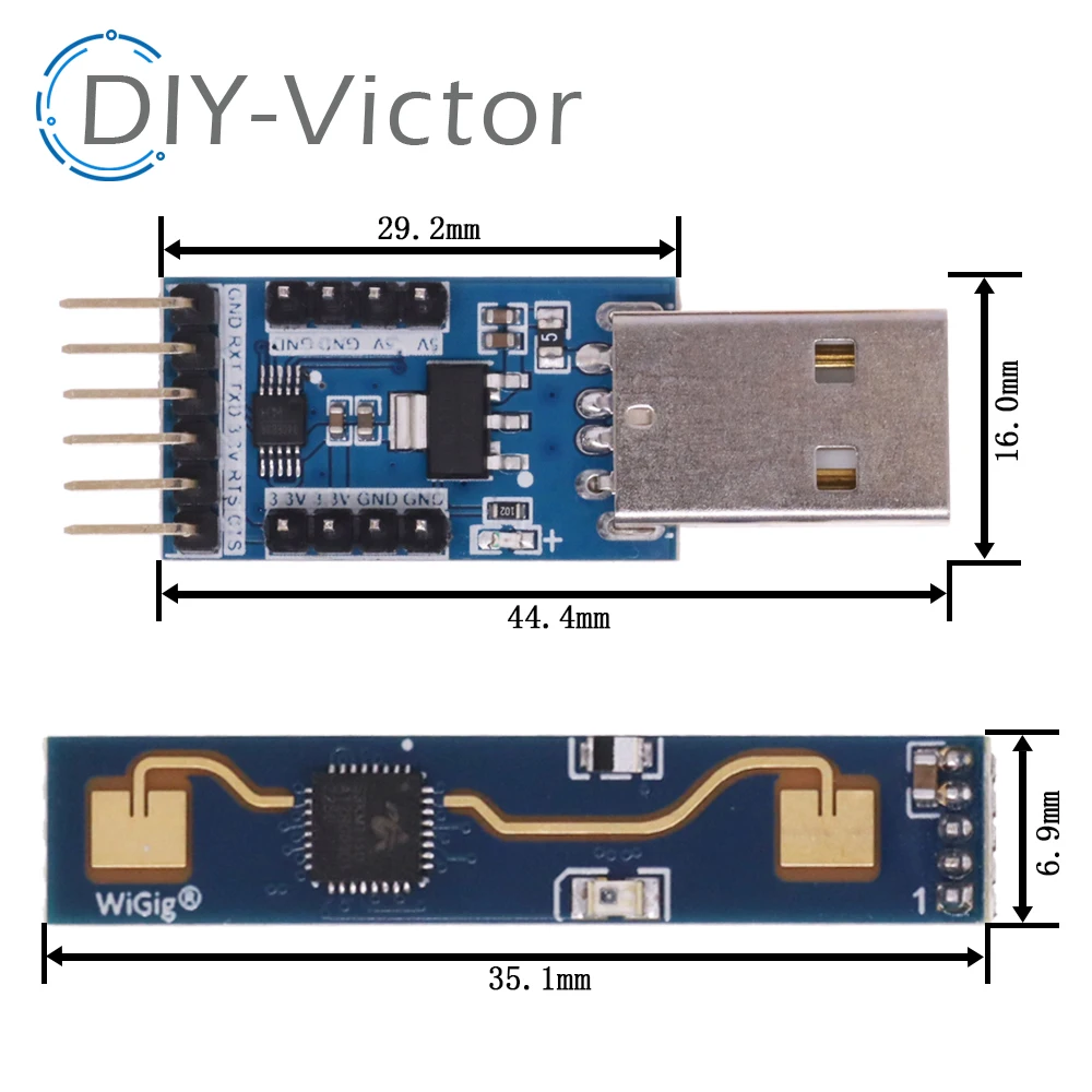 HLK-LD2410B FMCW 24G Smart Human Presence Status Sensing Radar Heartbeat Detection Sensor Module High Sensitivity DuPont Cable