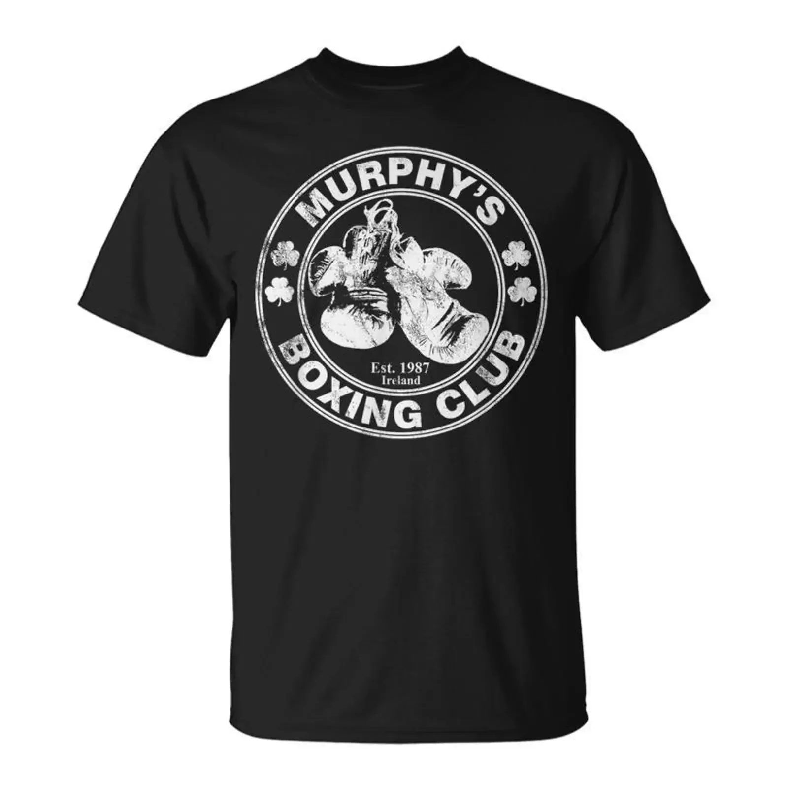 Murphy's Boxing Club 1987 Irish Surname T Shirt Monsterry vintage Washed Top For Everyday Wear Breathable Stretched graphic