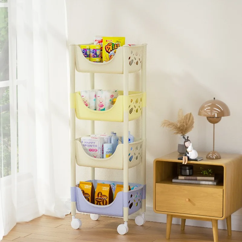 Portable Bedroom Salon Trolley Kitchen Multi-level Salon Trolley Wheels Commercial Furniture Carrello Parrucchiere ZY40TC