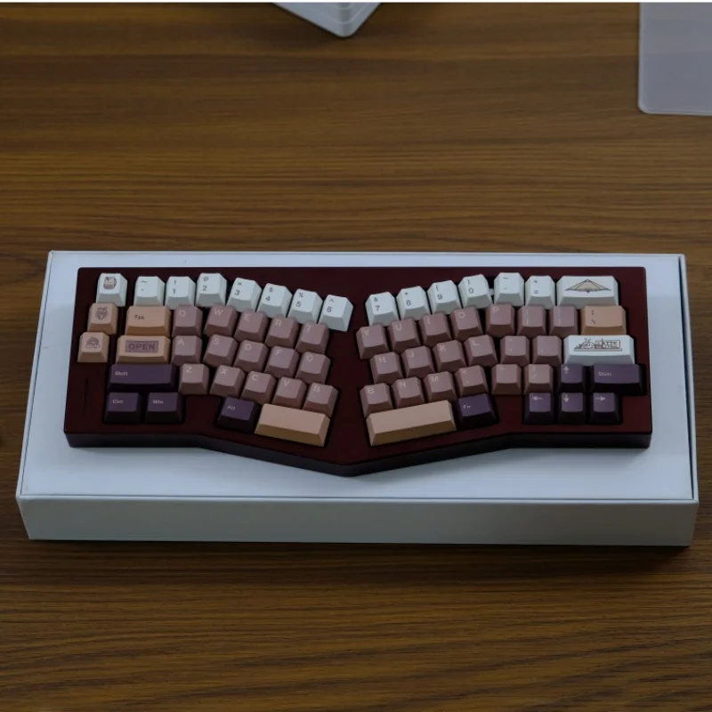 

150 Keys GMK Coffee Keycaps Color Gradient Cherry Profile PBT Thermal Sublimation Mechanical Keyboard Keycaps Customized