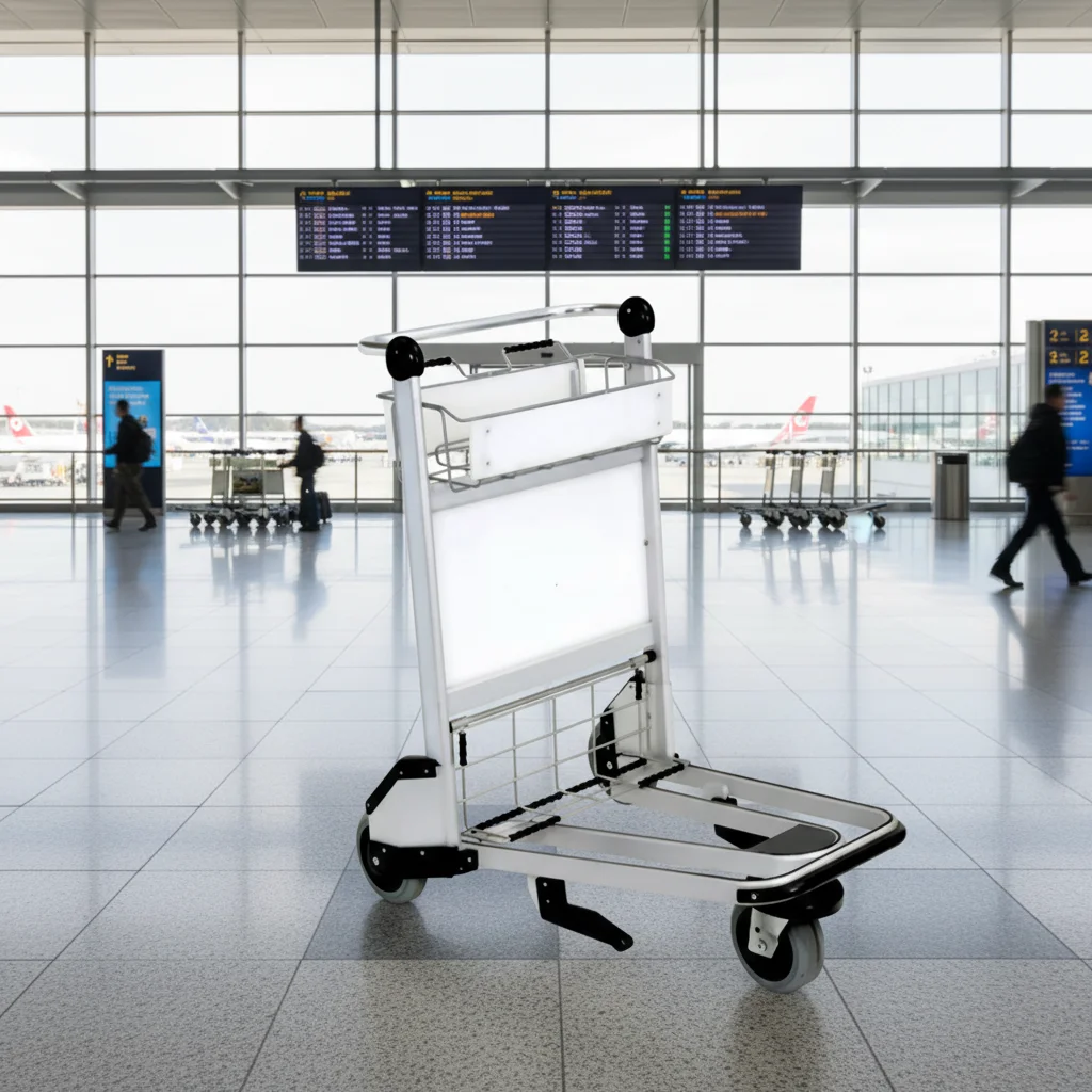 Hotel Trolley Airport Baggage Passenger Aluminium Airport Luggage Trolley