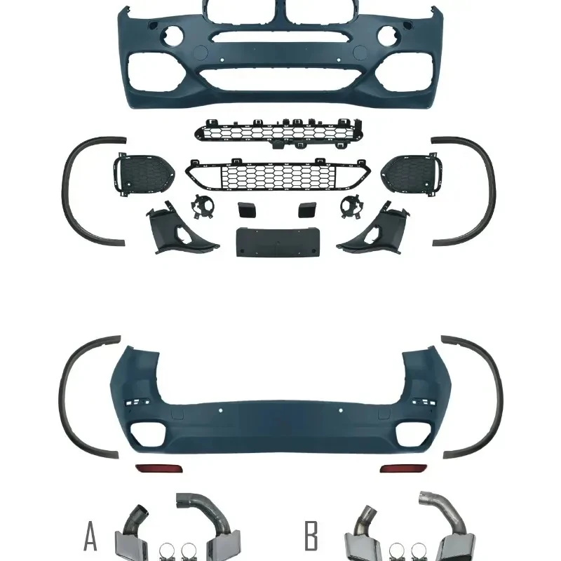 Facelift Style Body Kit Bumper Set Exterior Upgr Fit for Selected SUV Model -