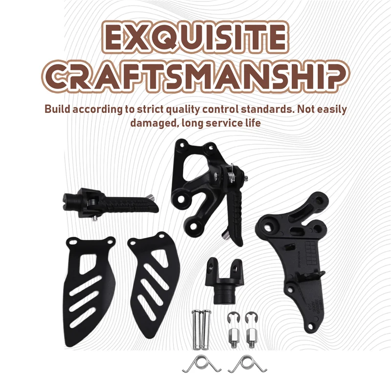 

A029-Motorcycle Front Foot Pegs Footrest Bracket For Suzuki GSXR 600 GSXR 750 2006-2010