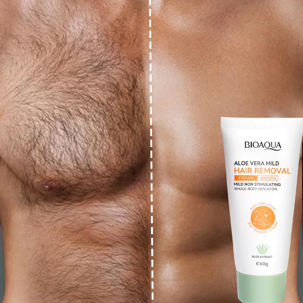 Crema depilatoria indolora rápida y efectiva para hombres y mujeres, 60g, cuerpo, piernas, brazos, axilas, cuidado de belleza