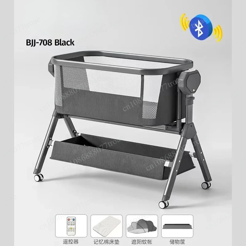 2026  Baby Bassinet Bedside Sleeper Upgraded Stability Bedside Crib Cot Easy Folding Portable Bassinet For Newborns BJJ-70