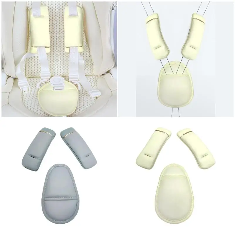 U13F 幼児旅行コンフォートセット カーシートクッションとベビーカープロテクター 3 個