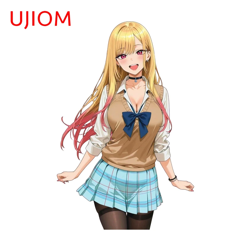 UJIOM Kitagawa Marin Anime Figure Wall Sticker Premium Enchanting Design Sunscreen Vinyl Graphics Decal Game Room Decoration