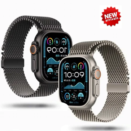 Correa Milanese Loop para Apple Watch Ultra 2 banda 49mm 45mm 46mm 44mm 42mm 41mm 40mm 38mm pulsera iWatch serie 10 9 8 7 6 5 SE