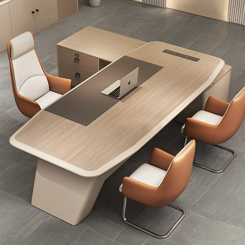 Office Desks Asthetic Standing Workstation Executive  Wooden