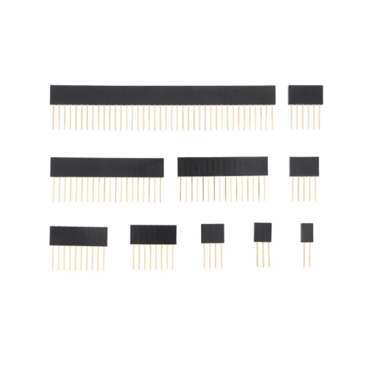 

2.54mm spacing 2/3/4/5/6/8/10-40P single row extended pin bank female pin socket 11mm pin length electronic component accessory