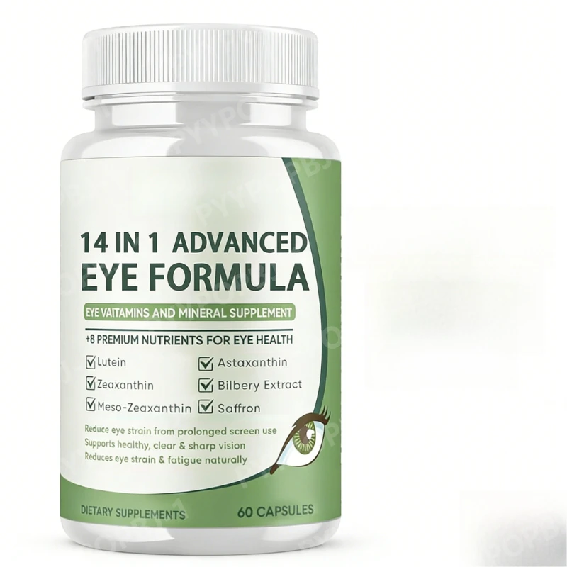 

Витаминно-минеральная добавка для глаз 14 в 1 с лутеином, зеаксантином, цинком и экстрактом черники для ежедневной поддержки здоровья