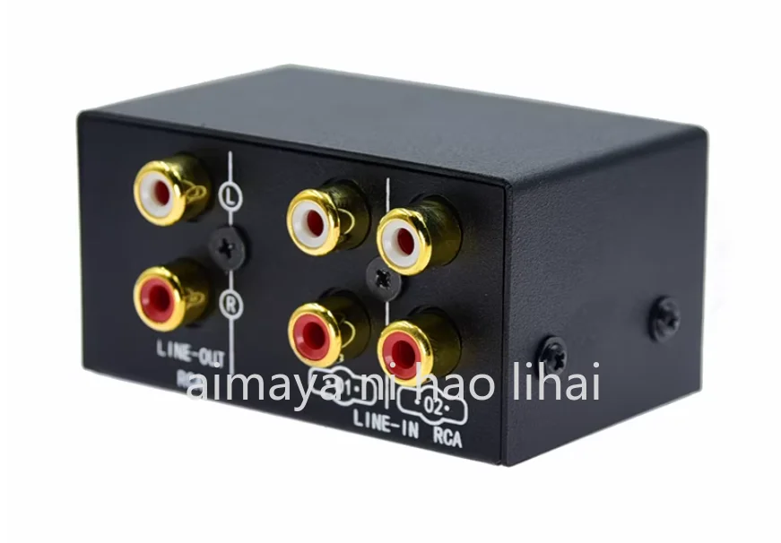 Conmutador RCA para dos jugadores, distribución de altavoces, amplificador de potencia, tarjeta estéreo Lotus Audio Mother 1 punto 2, 2 en 1