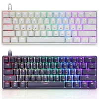 'for SKYLOONG GK61 SK61 61 Keys USB Wired RGB Backlit Gaming Mechanical Keyboard For PC Tablet Laptop