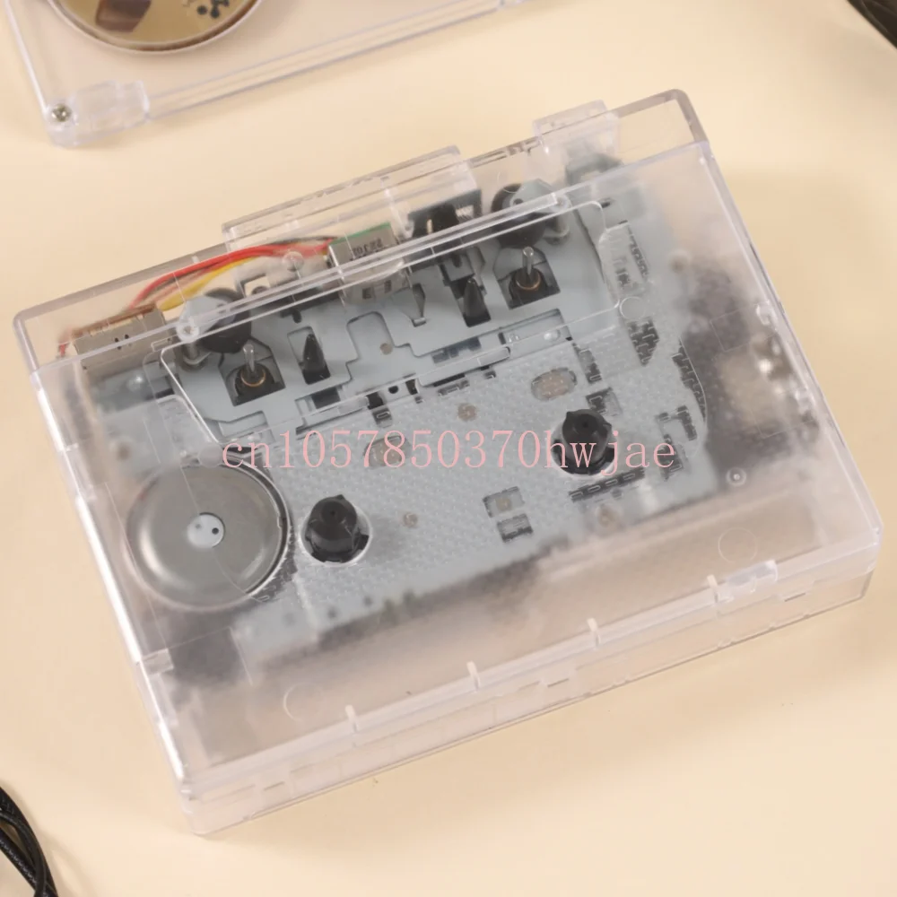 Bluetooth Tape Player Retro Retro FM Radio Automatic Flip Tape High Fidelity Transparent Cassette Walkman