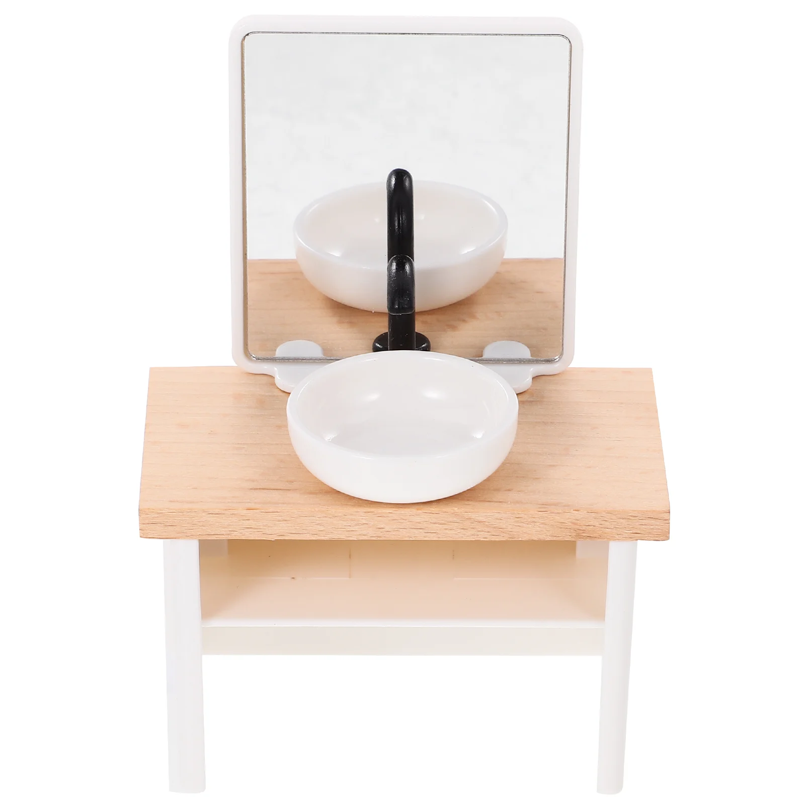 Mini Washroom 1:12 Basin Model House Bathroom Sink Miniature Washing Furniture Decoration