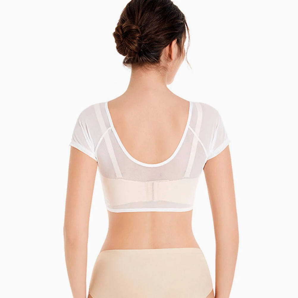 

2pcs Underarm Sweat Vest Women Breathable Mesh Thin Proof Undershirt Absorbing Quick Dry Cotton Armpit Protector T Shirt