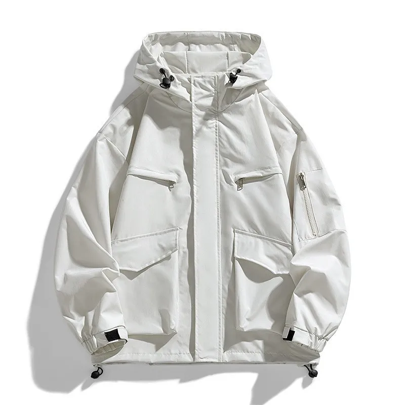 

New Jacket Men's and Women's Autumn Outdoor Casual Versatile Top Tooling Soft Shell Ruffian Handsome Jacket