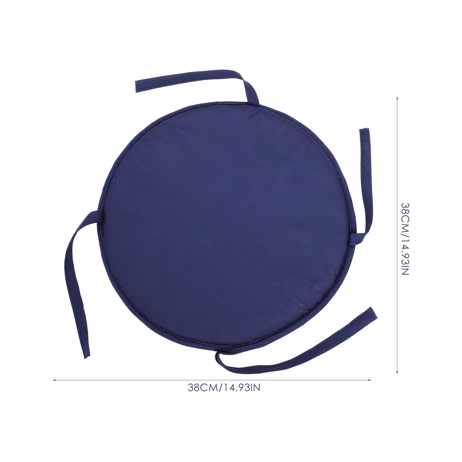 

1pc Round Chair Pads for Home Office Polyester Sponge Material Straps Sofa Round Seat Cushion Bed Car Seat Cushion Gift