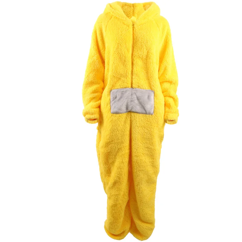 Cartoon Adult Jumpsuit Costume Adult Onesie Pajamas Unisex Animal One-Piece Costume Cosplay Homewear Sleepwear Party