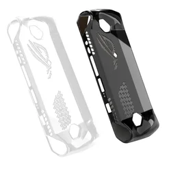 Transparent Case For Asus ROG Ally Case Game Console Clear TPU Protective Shell Back Cover Ergonomic Skin Sleeve Accessories