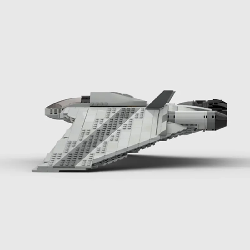 953pcs MOC Stargate F-302 Lohkeed Martin Space Building Blocks Festival Gift Collector Display DIY Designed For Decorative Use