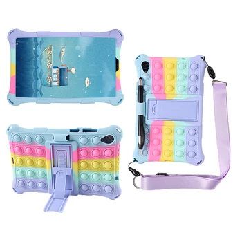 Pour Lenovo Tab M8 FHD TB-8705F HD TB-8505F 8 pouces Enfants Tablette Couverture Pour Lenovo M8 merveilleuse TB-8506F 4ème TB-F300U Étui En Silicone Coque