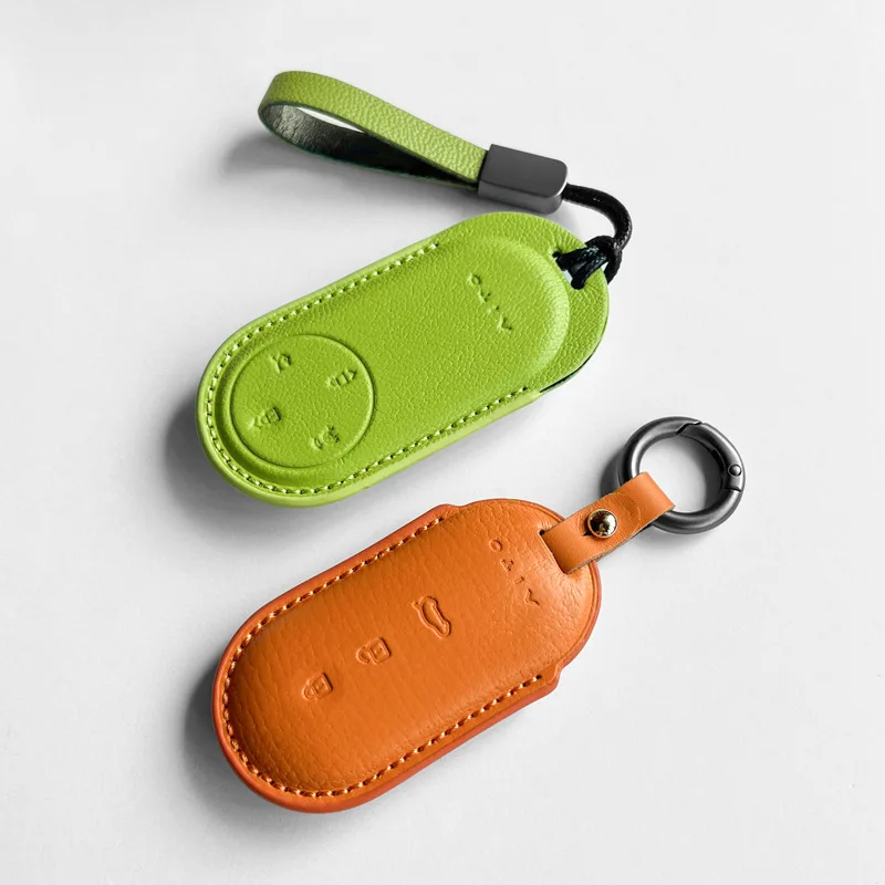 

For AITO M9/M8 key set leather M5/M7 car key case buckle