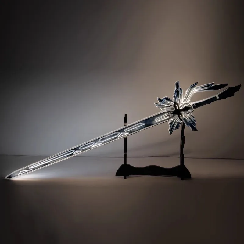 120CM The Captain II Capitano Genshin Impact Charging Luminescence Sword Cosplay Halloween Christmas Party Props for Comic Show
