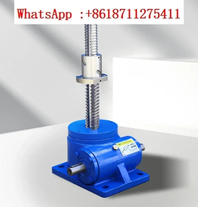 Screw lift T-shaped ball operated manual electric lifting synchronous elevator small platform