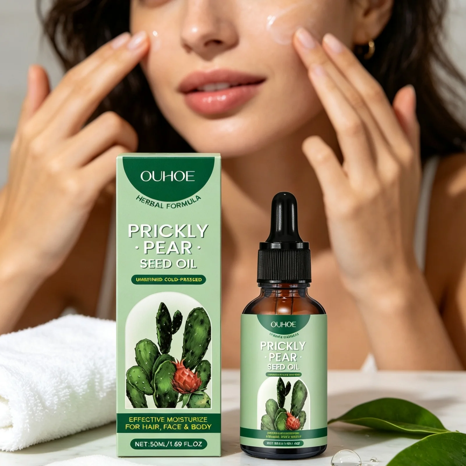 OUHOE Cactus Essential Oil Nou - огляд і ціна Hair Care Natural