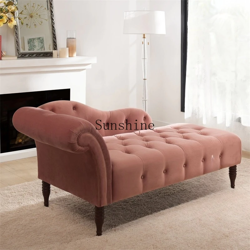 Простой американский свет, роскошная маленькая квартира, гостиная, тканевый диван, спальня, стул Taifei