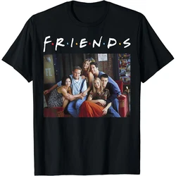 Friends TV Series Printed Cotton T-Shirts Men Women Fashion Streetwear Short Sleeve T Shirt Harajuku Unisex Tees Tops Clothing